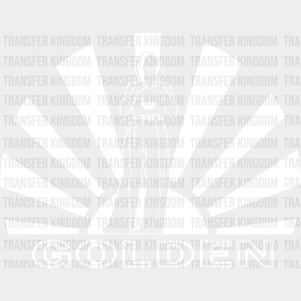 Golden Harry Styles Design - Dtf Heat Transfer