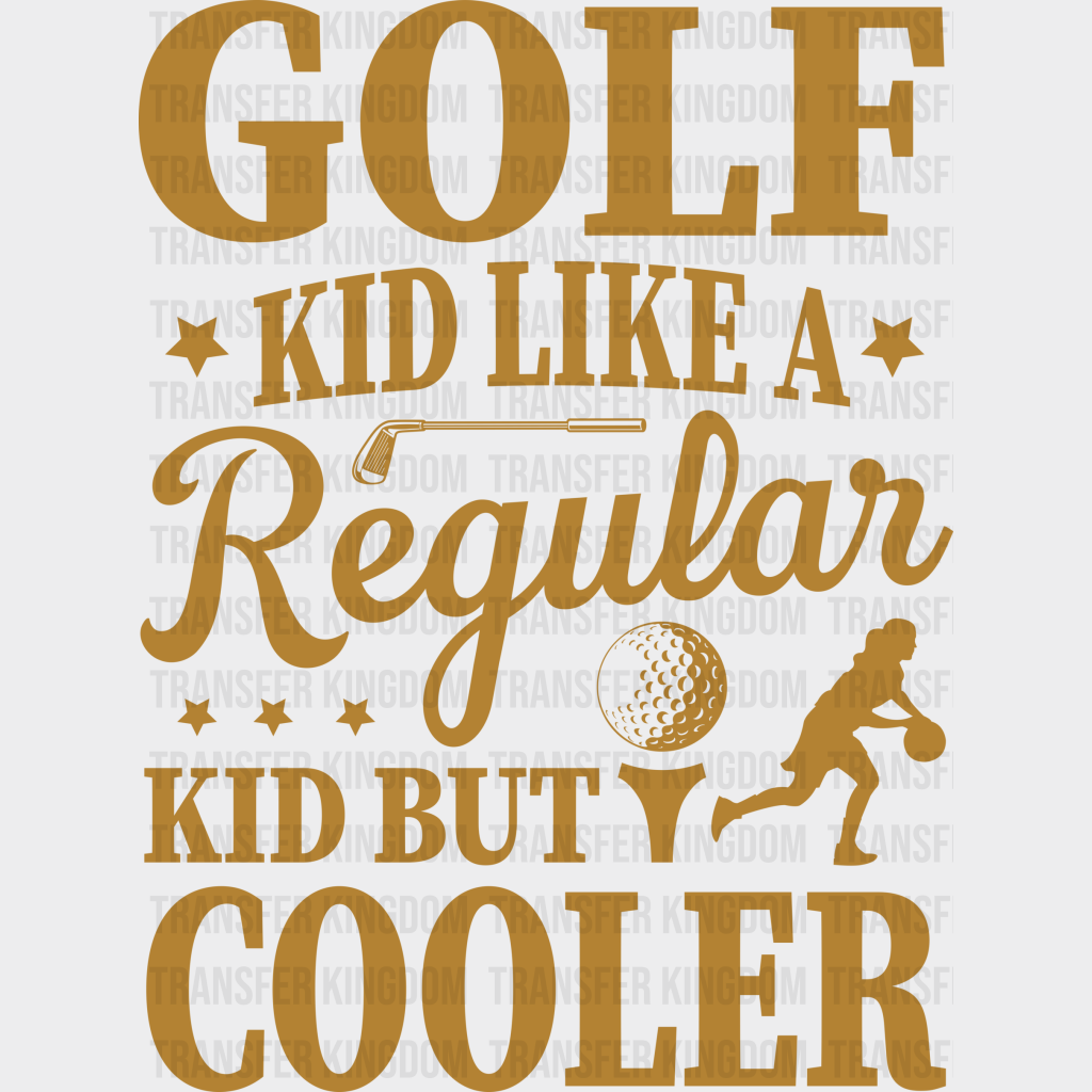 Golf Kid - Dtf Heat Transfer