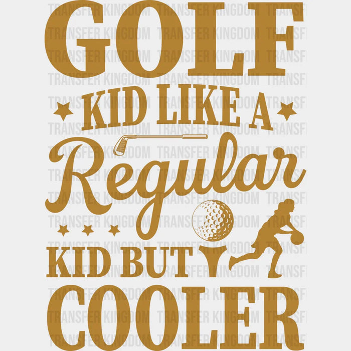Golf Kid - Golf DTF Heat Transfer