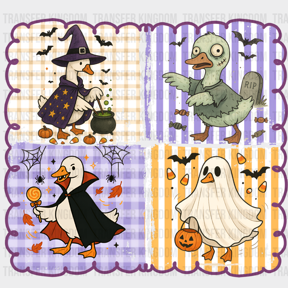 Goose Collage Halloween DTF Transfer
