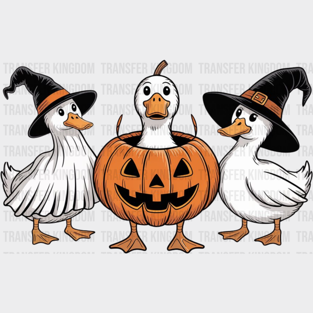 Goose In Jack o’Lantern Halloween DTF Transfer