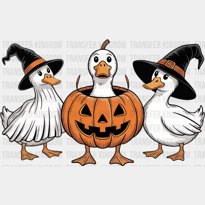 Goose In Jack o'Lantern - Halloween DTF Transfer