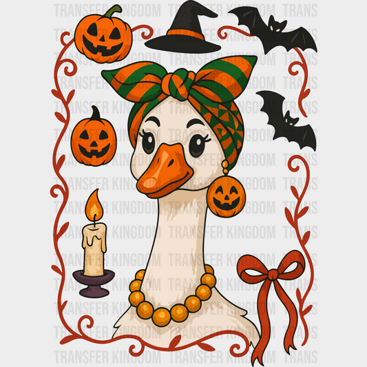 Goose Lady Halloween DTF Transfer