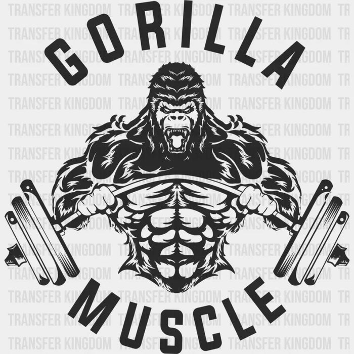 Gorilla Muscle  - GYM DTF Heat Transfer