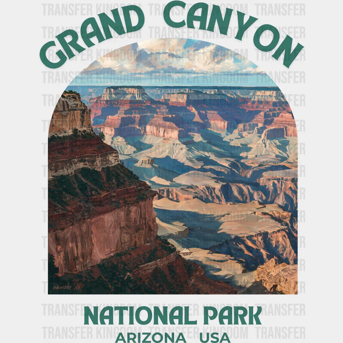 Grand Canyon National Park Arizona USA Design - National Parks DTF Transfers