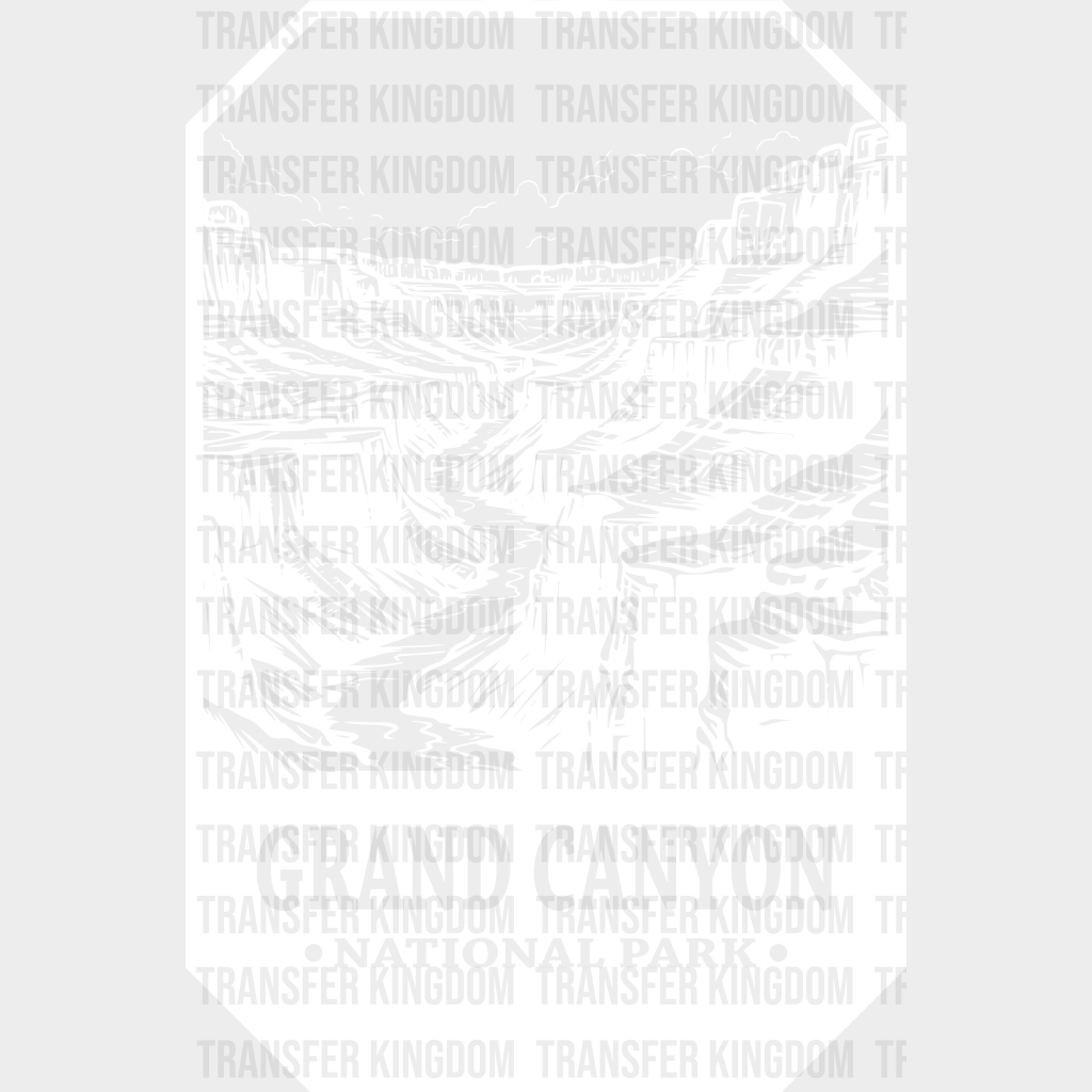 Grand Canyon National Park Design - Parks Dtf Transfers Unisex S & M (10’) / Light Color See Imaging