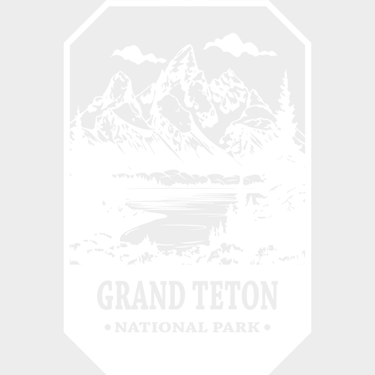 Grand Teton National Park Design - Parks Dtf Transfers Unisex S & M (10’) / Light Color See Imaging