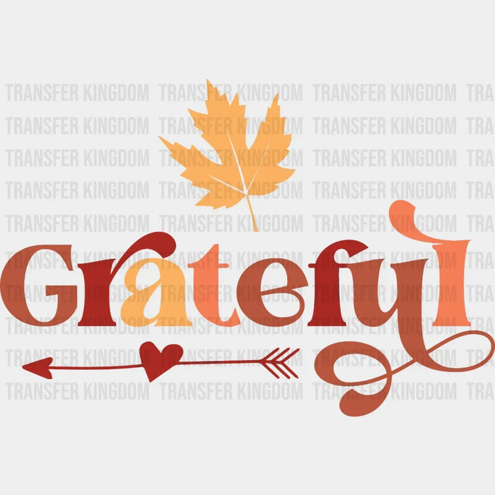 Grateful Fall Design - DTF heat transfer
