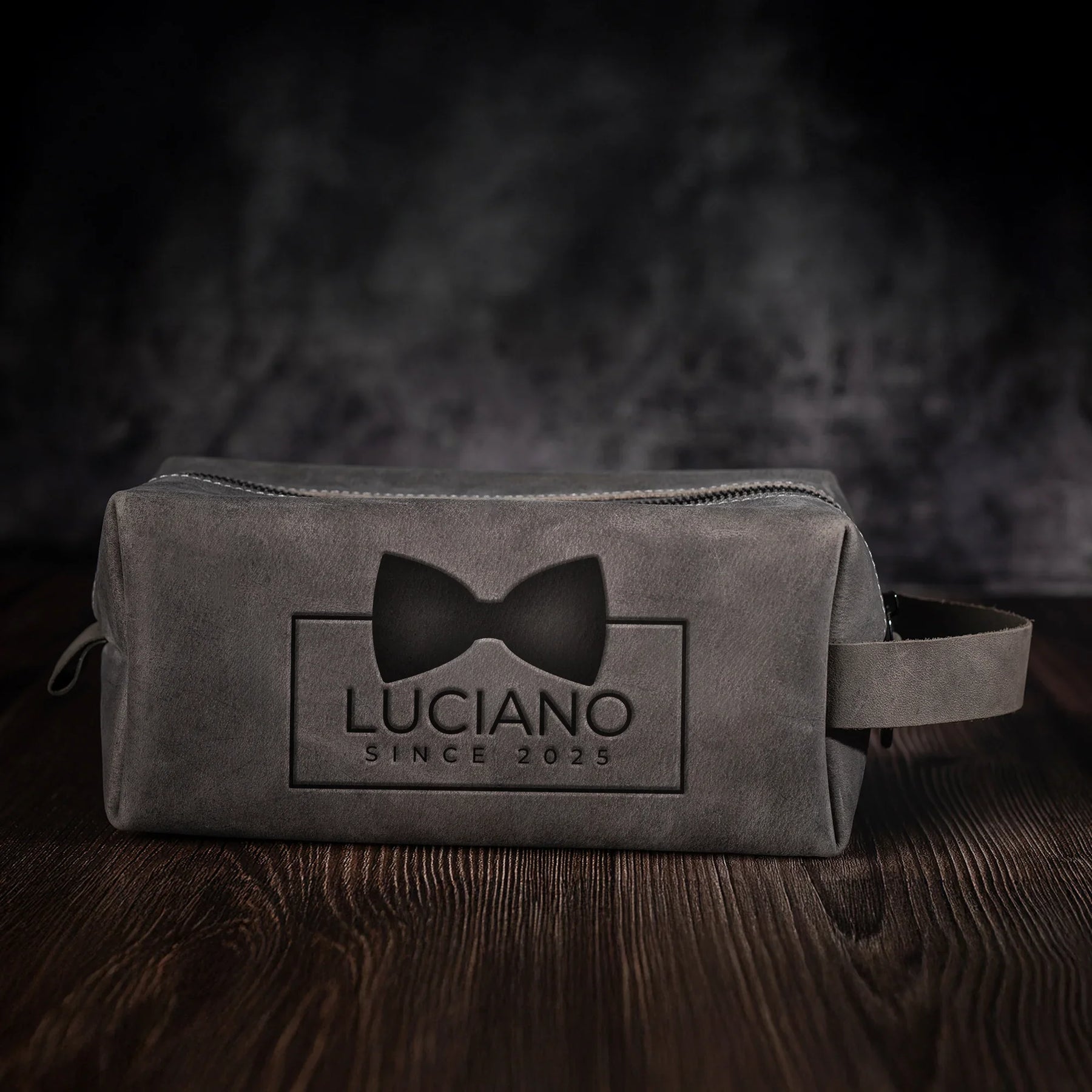 Engraved Dopp Kit Custom Engraved Leather Dopp Kit for Men – Transfer Kingdom