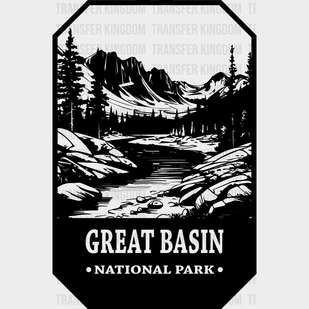 Great Basin National Park Design - Parks Dtf Transfers Unisex S & M (10’) / Dark Color See Imaging