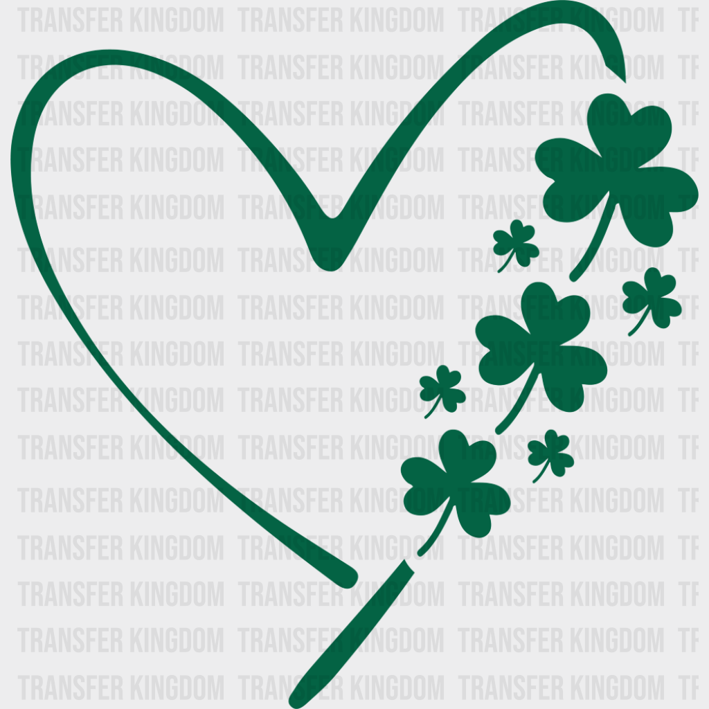 Green Heart Clovers - St. Patrick’s Day DTF Transfer
