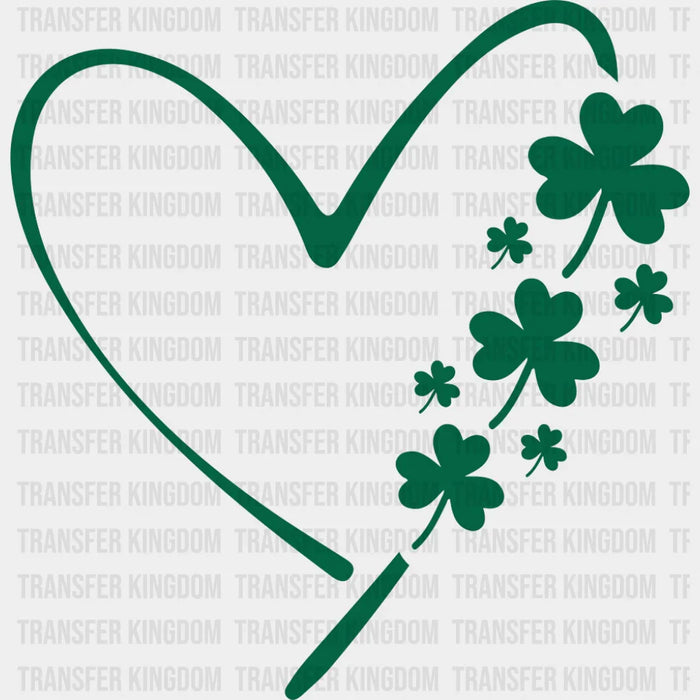 Green Heart Clovers - St. Patrick's Day DTF Transfer