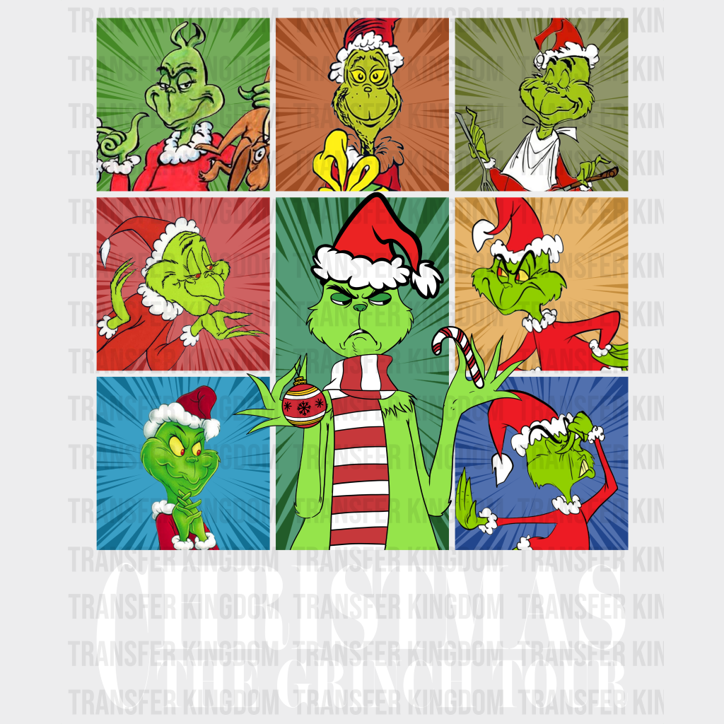 Grinch Christmas Christmas Design - Dtf Heat Transfer