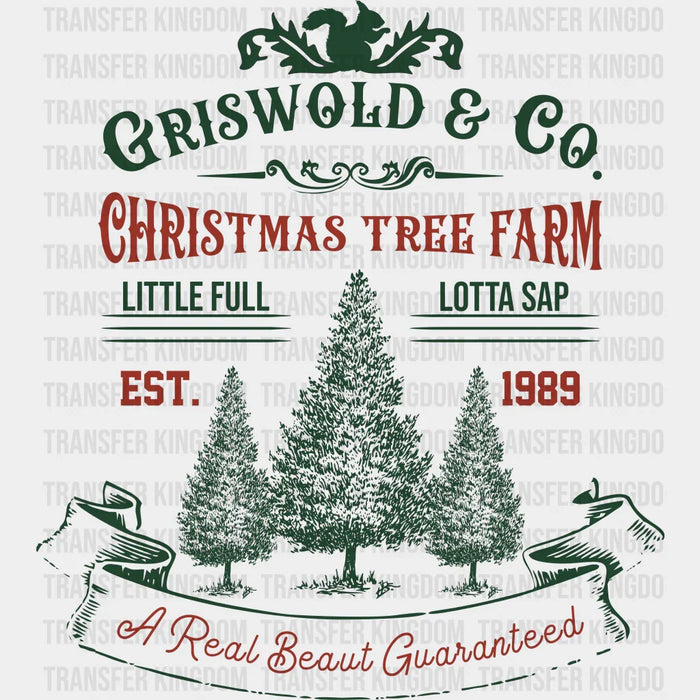 GRISWOLD & CO FARM Christmas Design - DTF heat transfer