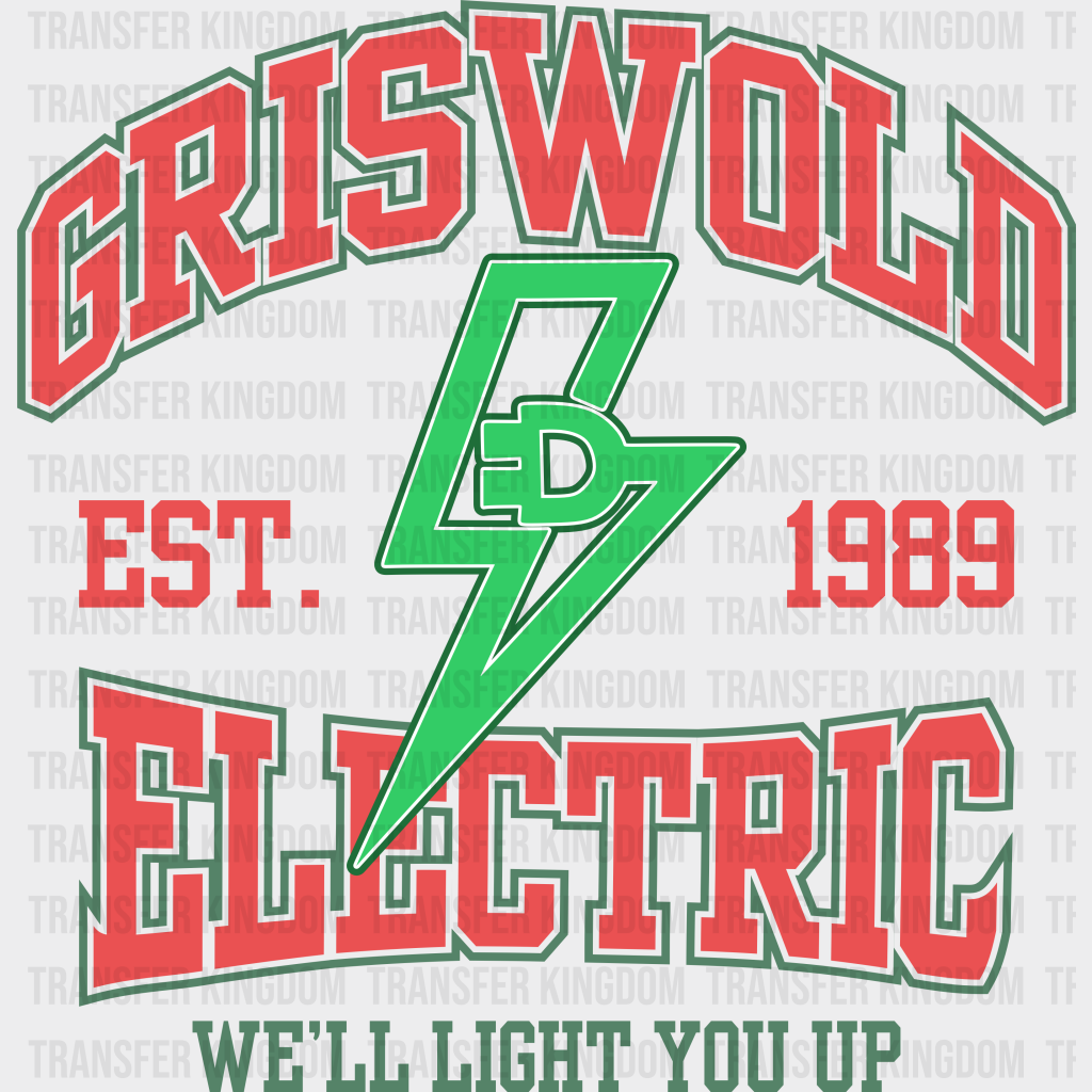 Griswold Electric Christmas Design - Dtf Heat Transfer