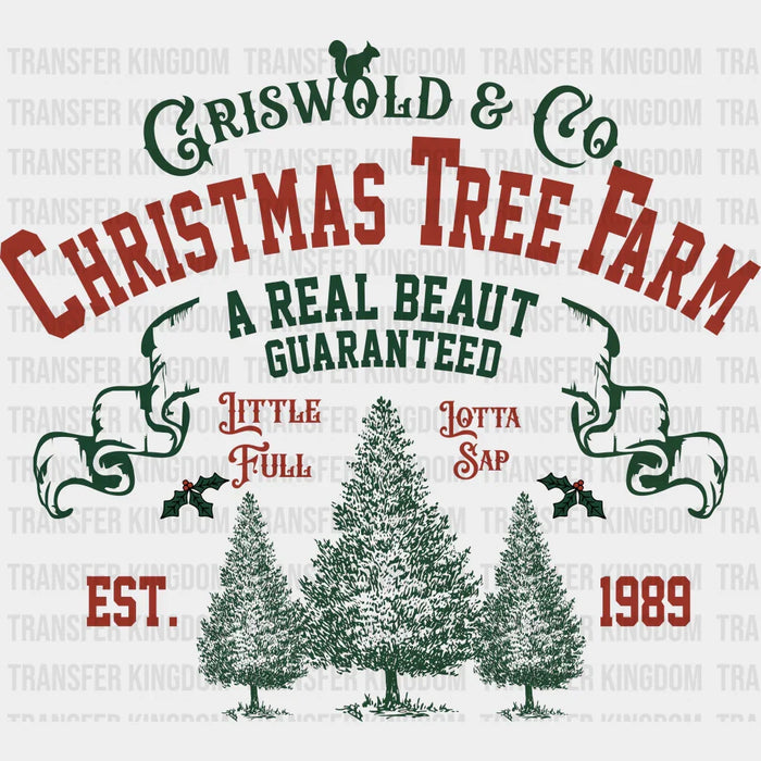 GRISWOLD TREE FARM - Christmas DTF heat transfer