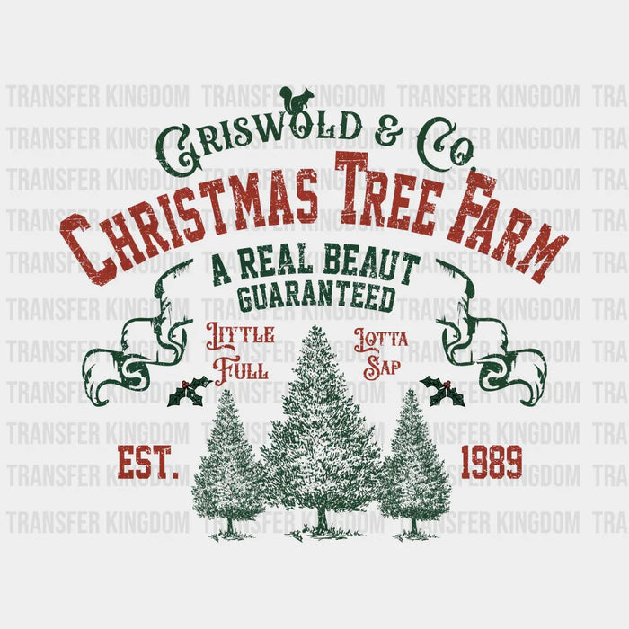 GRISWOLD TREE FARM Christmas - Christmas DTF heat transfer