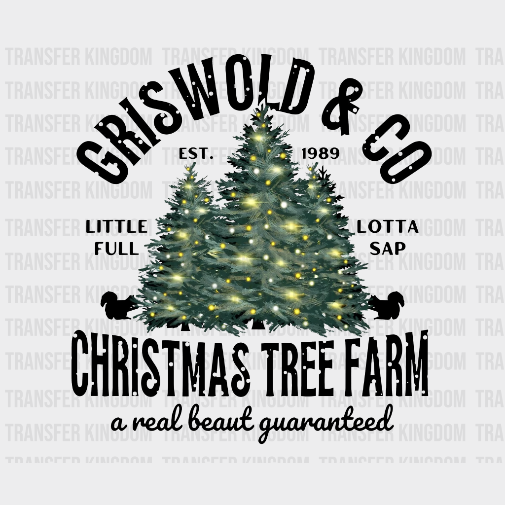 Griswold Tree Farm Christmas Design Dtf Heat Transfer