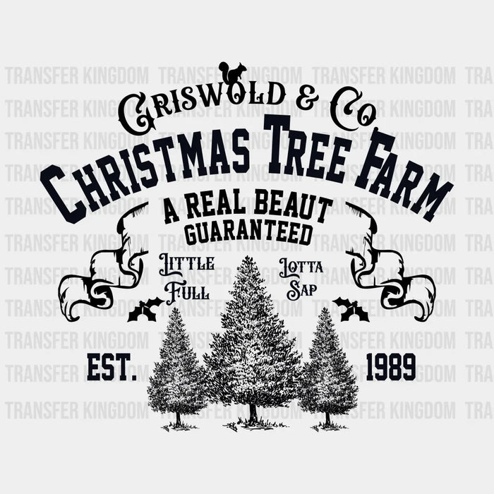 GRISWORLD AN CO. TREE FARM Christmas Design - DTF heat transfer