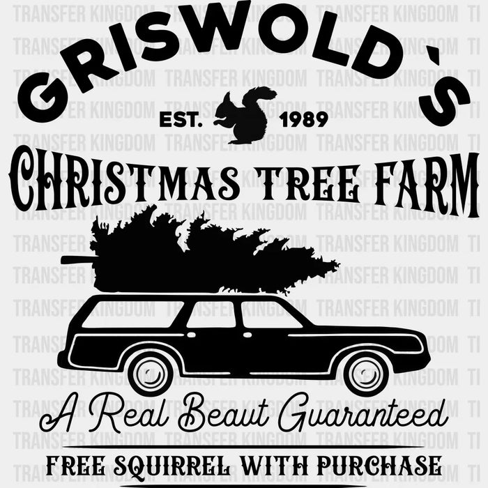 GRISWORLD XMAS TREE FARM Christmas Design - DTF heat transfer