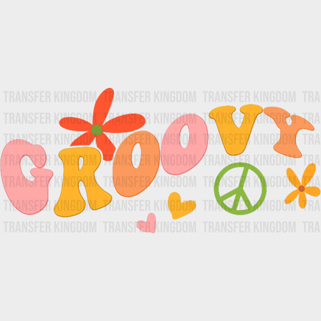 Groovy - Good Vibes DTF Transfer