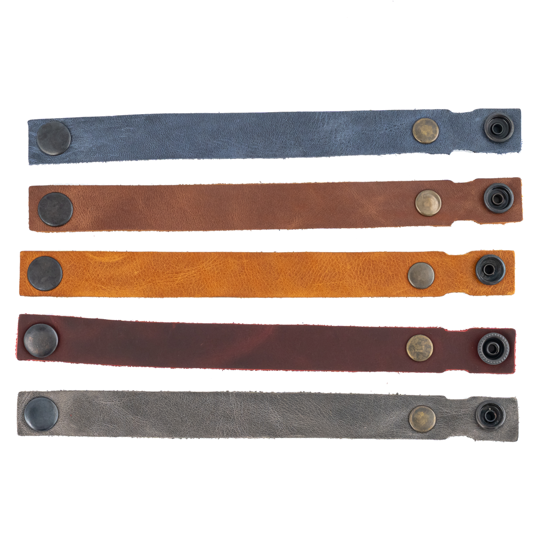 Custom Engraved Leather Bracelet