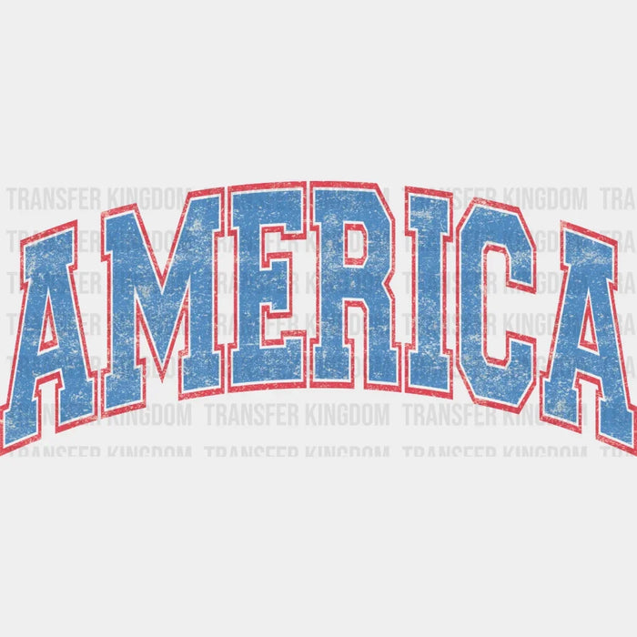 Grunge America DTF Transfer
