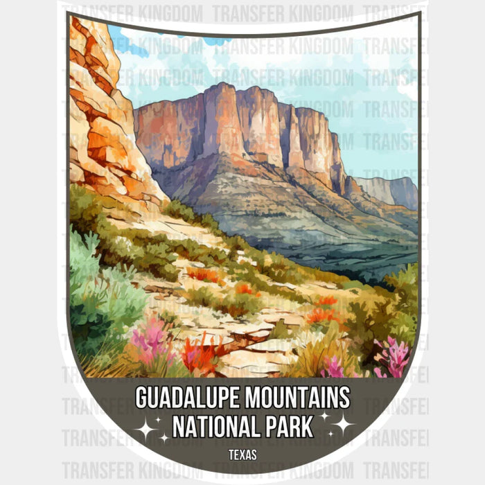 Guadalupe Mountains National Park Texas - National Parks DTF Transfer