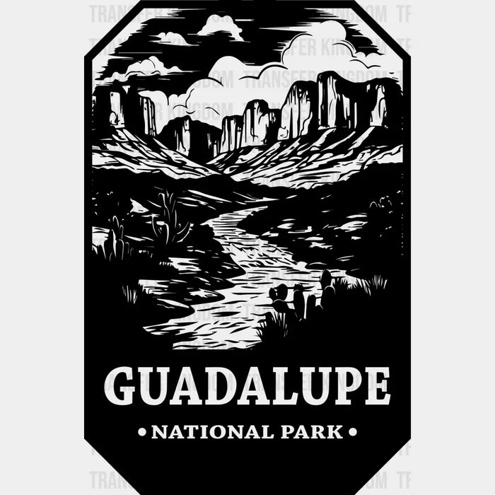 Guadalupe National Park Design - National Parks DTF Transfers
