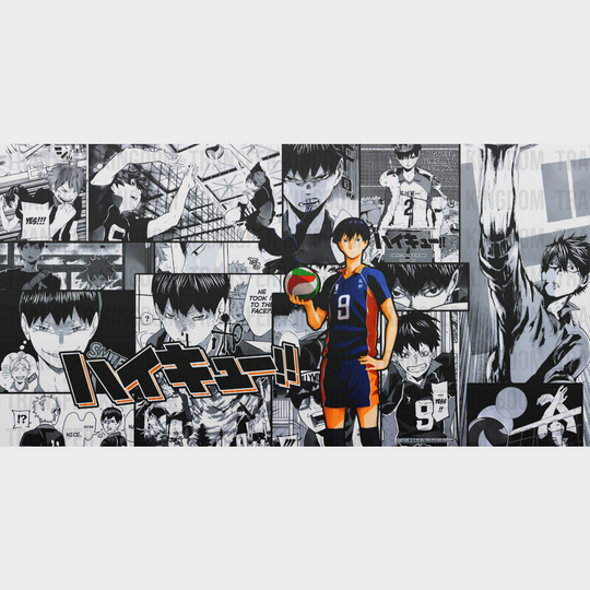 Haikyu Tobio Kageyama - Anime Cup Wrap Uv Sticker Permanent Dtf Decal