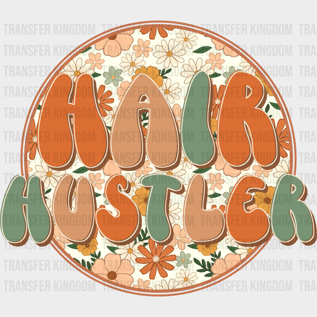 Hair Hustler Design - Stylist Dtf Heat Transfer