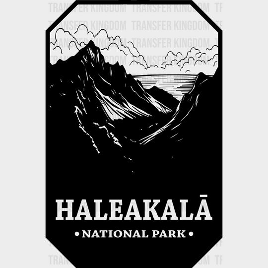 Haleakala National Park Design - Parks Dtf Transfers Unisex S & M (10’) / Dark Color See Imaging