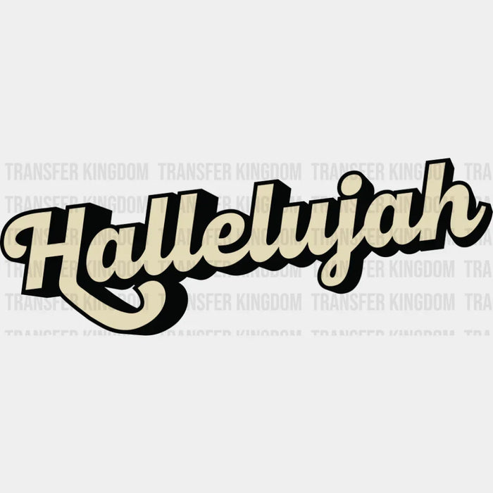 Hallelujah - Christianity DTF Transfer