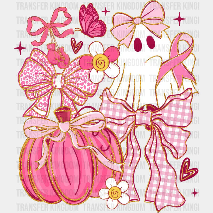 Halloween - Breast Cancer Awareness DTF Transfer
