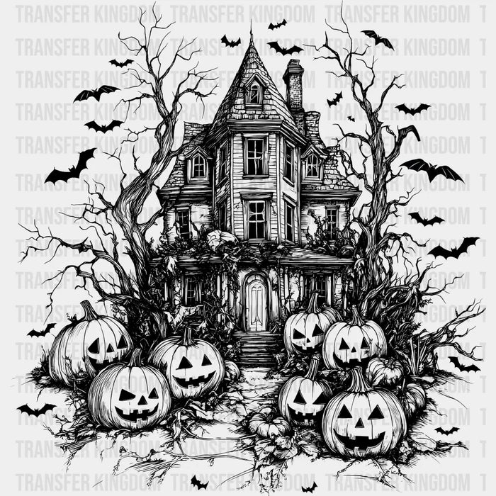 Halloween Haunted House - Halloween DTF Transfer