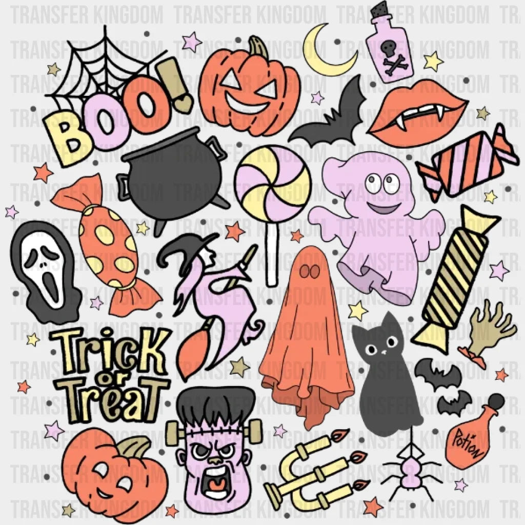 Halloween Little Things Witchy Design - Dtf Heat Transfer