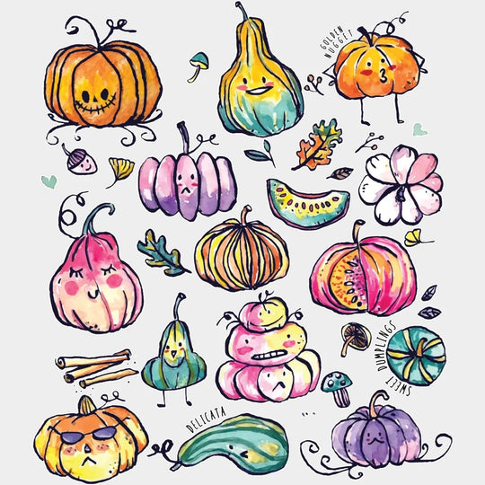 Halloween Pumpkin Patch Design - Dtf Heat Transfer