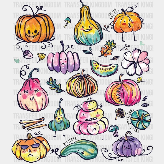 Halloween Pumpkin Patch Design - DTF heat transfer