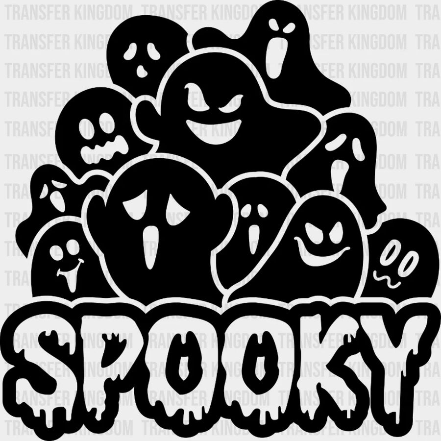Halloween Spooky Ghost Design - Dtf Heat Transfer