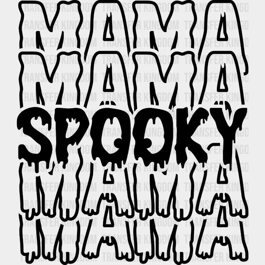 Halloween Spooky Mama Design - Dtf Heat Transfer