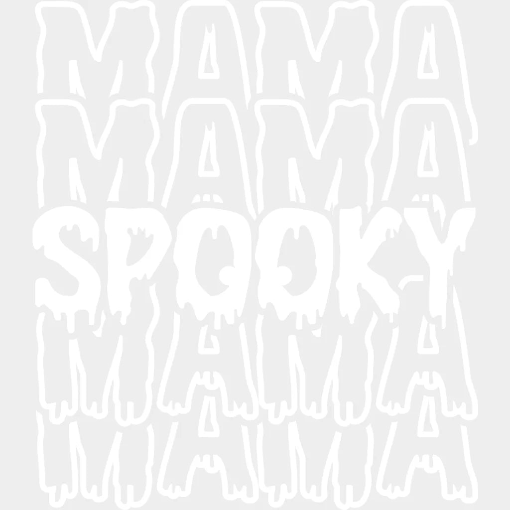 Halloween Spooky Mama Design - Dtf Heat Transfer