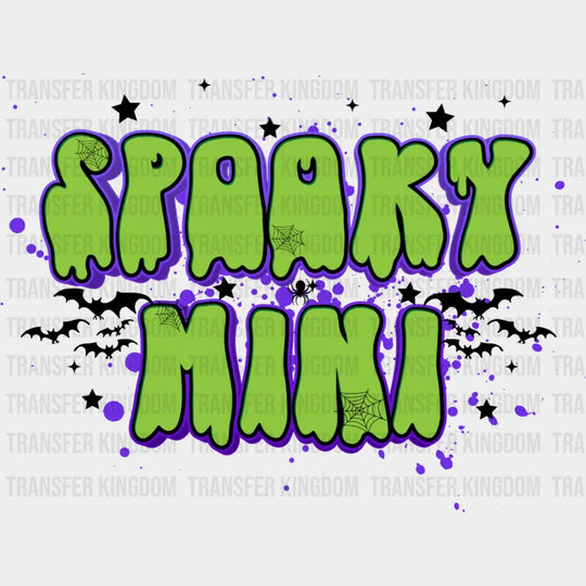 Halloween Spooky Mini Bat Design - Dtf Heat Transfer