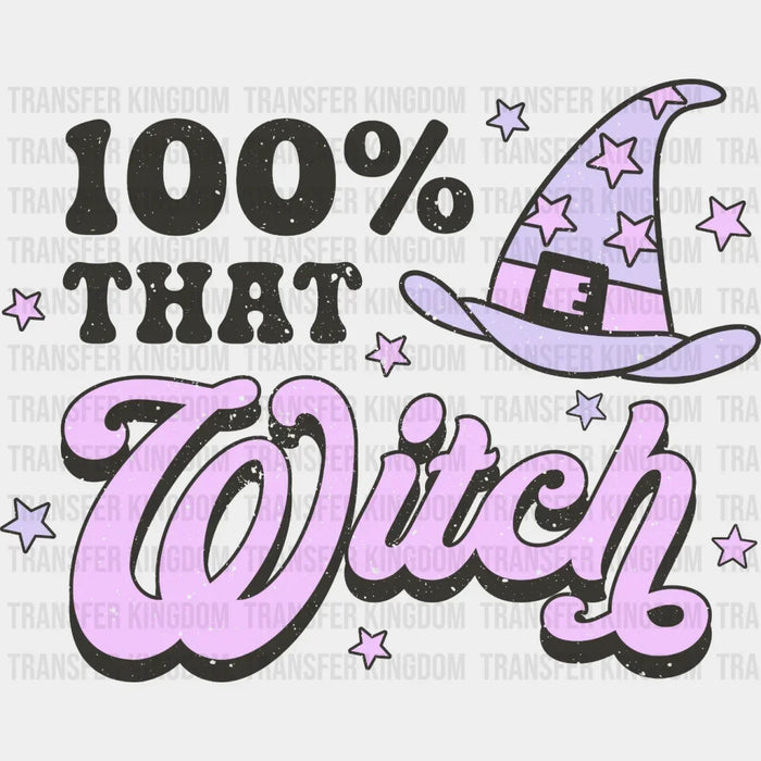 Halloween Witch Hat Design - DTF heat transfer