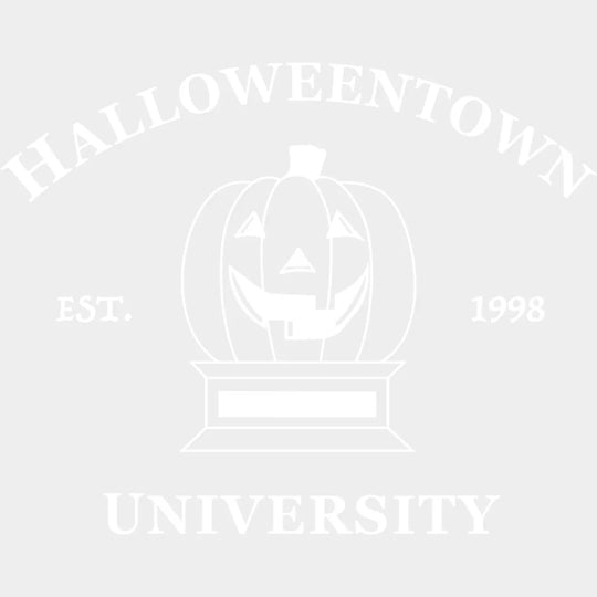 Halloweentown University Est.1998 Smiley Pumpkin Design - Dtf Heat Transfer