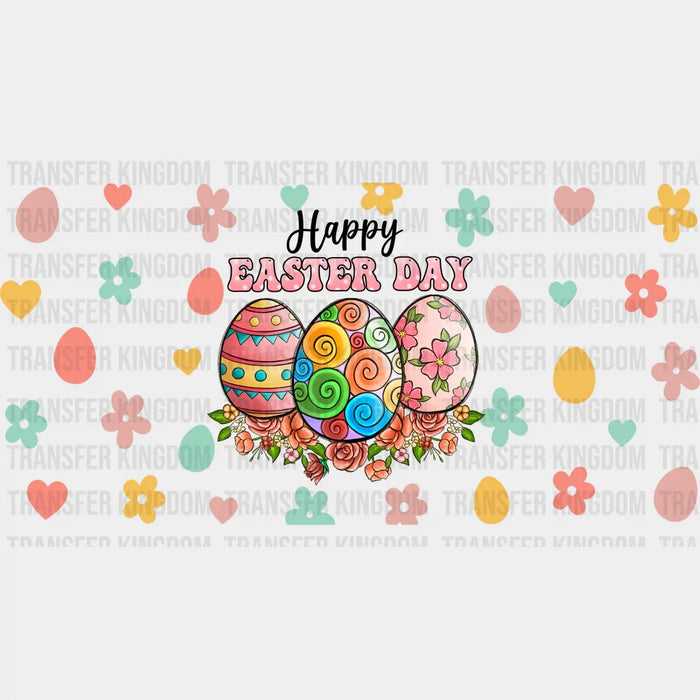 Happy Easter Day Easter UV DTF Transfer Cup Wrap UV DTF Sticker