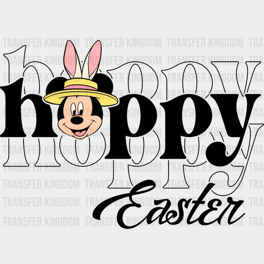 Happy Easter Mickey Bunny Ears Design- DTF heat transfer - Transfer Kingdom