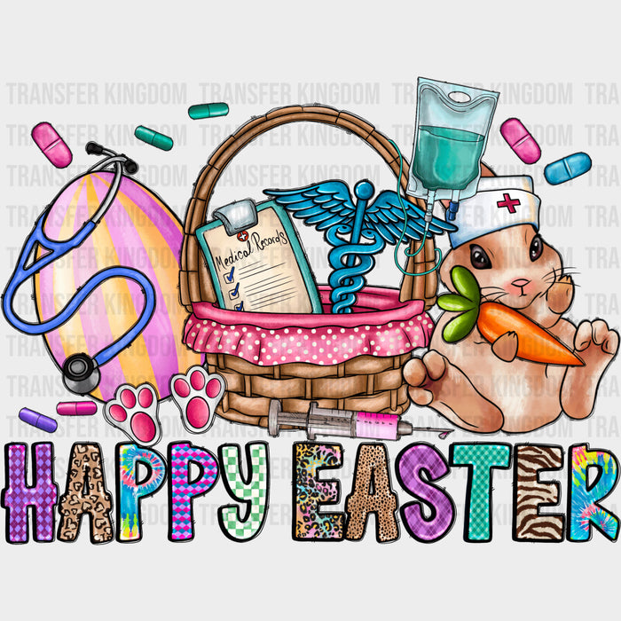 Happy Easter Nurse Design - DTF heat transfer