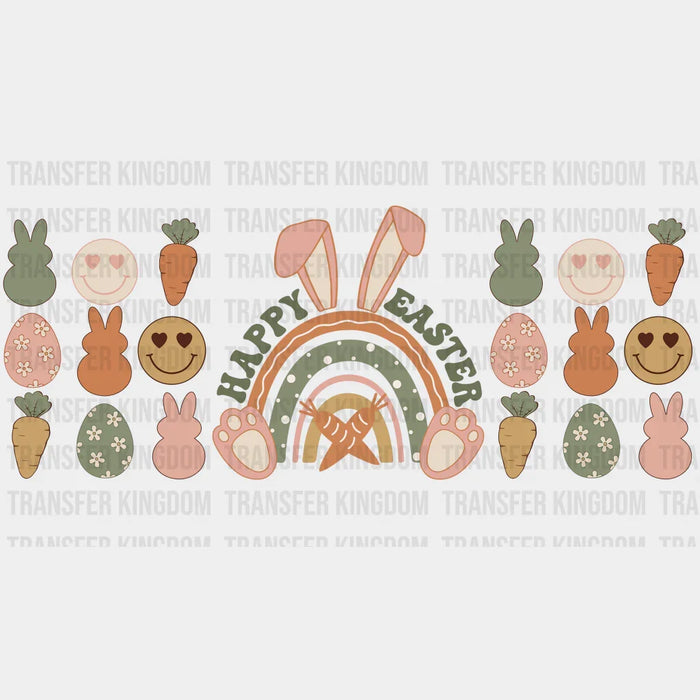 Happy Easter UV DTF Transfer Cup Wrap UV DTF Sticker