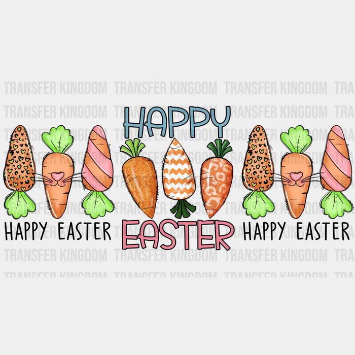 Happy Easter Carrot Design - UV DTF Transfer Cup Wrap UV DTF Sticker