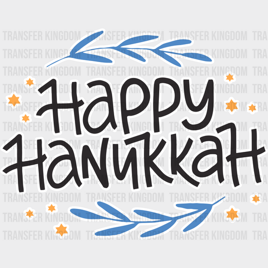 Happy Hanukkah Sprinkles - Dtf Heat Transfer Unisex S & M (10’’) / Light Color Design (See Imaging)